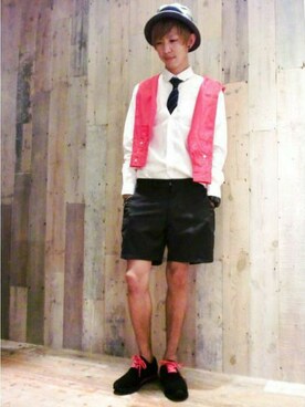 藤森大輝さん（メンズ・172cm）の秋コーディネート