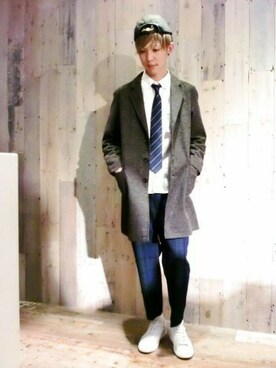 藤森大輝さん（メンズ・172cm）の秋コーディネート