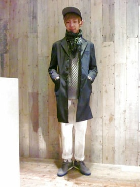 藤森大輝さん(メンズ・172cm)の春コーディネート