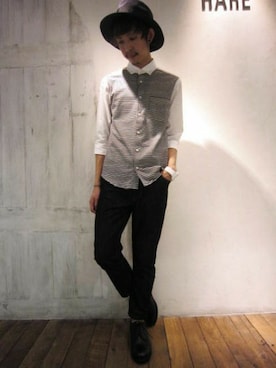 藤森大輝さん（メンズ・172cm）の夏コーディネート