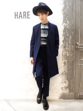 藤森大輝さん（メンズ・172cm）の冬コーディネート