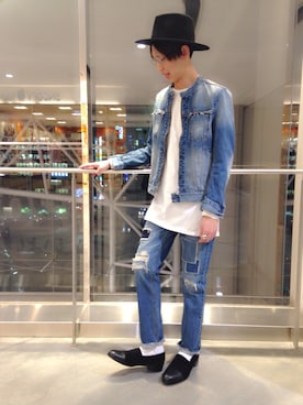 藤森大輝さん（メンズ・172cm）の春コーディネート