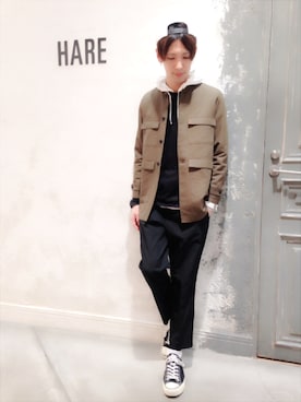 藤森大輝さん（メンズ・172cm）の春コーディネート