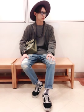 藤森大輝さん（メンズ・172cm）の春コーディネート