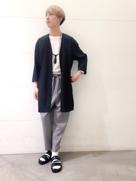 藤森大輝さん（メンズ・172cm）の春コーディネート