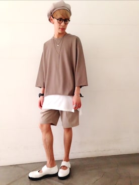 藤森大輝さん（メンズ・172cm）の春コーディネート