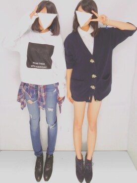 「MIXXO（ミッソ）のアイテム（アクセサリー）」を使った、mari❤︎さん（レディース・165cm）の秋コーディネート