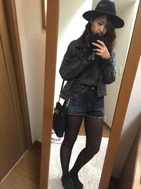 「CECIL McBEE（セシルマクビー）のアイテム（デニムジャケット）」を使った、☆Mizuho☆さん（レディース・161cm）の春コーディネート