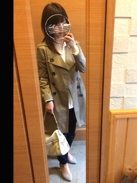 「benefit（ベネフィット）のアイテム」を使った、mayさん（レディース・157cm）の春コーディネート