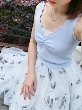 「マキシワンピ」｜lilystore(リリーせかい)さん（レディース・164cm・20代）の夏コーディネート