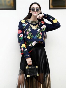 「 ハット」｜lilystore(リリーせかい)さん（レディース・164cm）の秋コーディネート