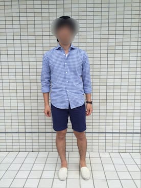 「Journal Standard TRISECT（トライセクト）のアイテム（その他シューズ）」を使った、アランさん（メンズ・177cm）の夏コーディネート