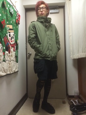 「THE TEST（ザ テスト）のアイテム（パンツ）」を使った、ふみろくさん（メンズ・170cm）の秋コーディネート