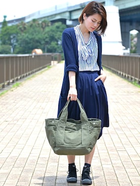 「BLISS POINT（ブリスポイント）のアイテム」を使った、device-womenさん（レディース・160cm）の秋コーディネート