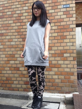 「PLAIN CLOTHING（プレーンクロージング）のアイテム（ワンピース/ドレス）」を使った、P.Lさん（レディース・157cm）の春コーディネート