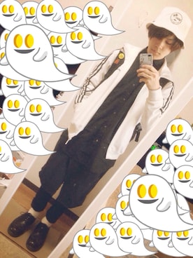 「アイテム（ジャージ）」を使った、なっる。さん（メンズ・169cm・10代）の秋コーディネート