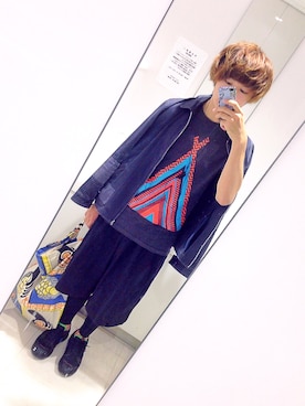 「Undercoverism（アンダーカバイズム）のアイテム（ブルゾン）」を使った、なっる。さん（メンズ・170cm）の夏コーディネート