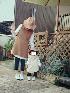 HAM-NICOさん（キッズ・80cm）の秋コーディネート