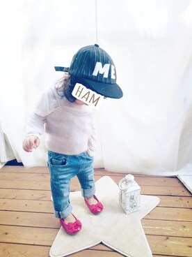 HAM-NICOさん（キッズ・80cm）の冬コーディネート