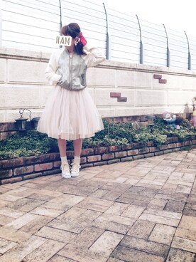 HAM-NICOさん（レディース・152cm）の春コーディネート