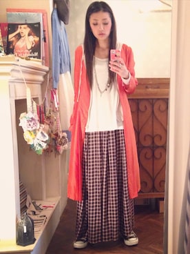 「hippiness（ヒッピネス）のアイテム（その他アウター）」を使った、marieさん（レディース・160cm）の春コーディネート