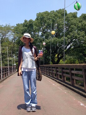 「JOUR de Language（ジュールドランゲージ）のアイテム」を使った、marieさん（レディース・160cm）の夏コーディネート