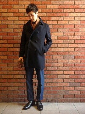 「CARIDEI（カリデイ）のアイテム」を使った、中川さん（メンズ・178cm）の秋コーディネート
