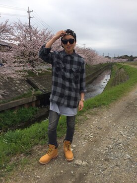 「D&G（ディーアンドジー）のアイテム（腕時計）」を使った、atsuki052さん（メンズ・165cm）の春コーディネート