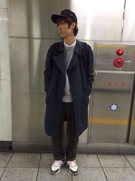 「シティボーイ」｜DAISUKEさん（メンズ・184cm）の冬コーディネート