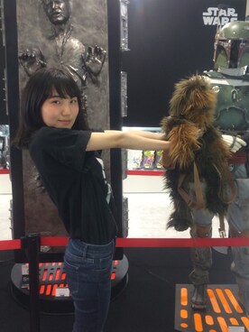 「チューバッカ」｜ちほさん（レディース・160cm）の冬コーディネート