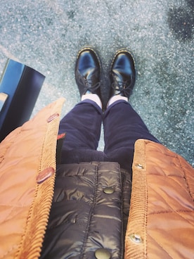 「Dr. Martens（ドクターマーチン）のDr.Martens (ドクターマーチン)/1461 3EYE GIBSON SHOES（その他シューズ）」を使った、k.さん（メンズ・172cm）の冬コーディネート