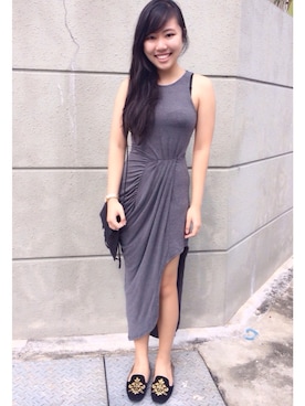 「MDS（エムディーエス）のアイテム」を使った、Claudia さん（レディース・168cm）の春コーディネート