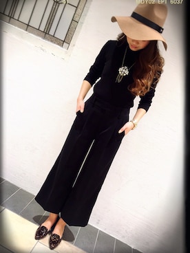 「ESPERANZA（エスペランサ）のアイテム」を使った、ＪＵＮさん（レディース・162cm）の秋コーディネート