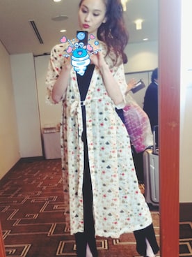 秦麻里子さん(レディース・170cm)の夏コーディネート