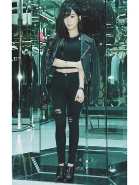 「PHILIPP PLEIN（フィリッププレイン）のアイテム」を使った、GG OOTDさん（レディース・164cm）の夏コーディネート