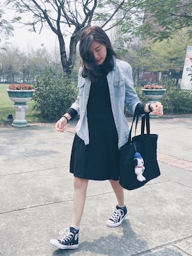suさん（レディース・162cm）の春コーディネート