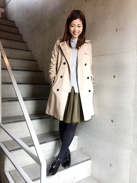 「Fin（フィン）のアイテム」を使った、JJさん（レディース・162cm）の秋コーディネート