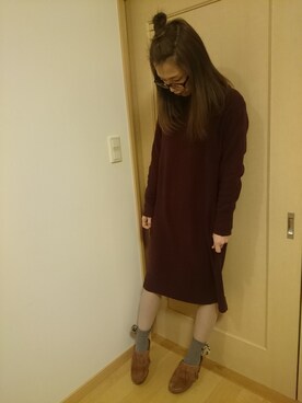 うーこさん（レディース・155cm）の冬コーディネート