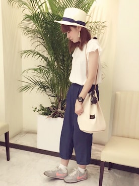 michan🍓(o❛◡❛o)さん（レディース・161cm）の夏コーディネート