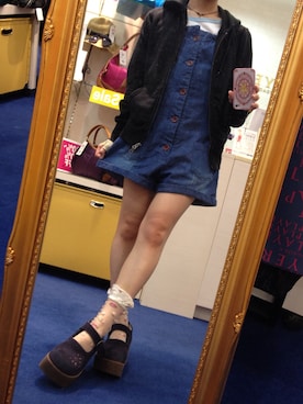 「スナイデル」｜「アイテム（オールインワン・サロペット）」を使った、mana*さん（レディース・145cm）の夏コーディネート