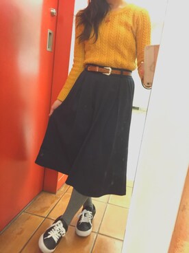 「Grimoire（グリモワール）のアイテム（その他）」を使った、mana*さん（レディース・145cm）の冬コーディネート