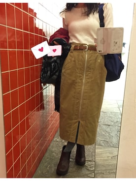 「Grimoire（グリモワール）のアイテム（その他）」を使った、mana*さん（レディース・145cm）の冬コーディネート