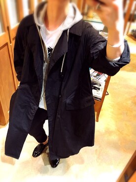 「TEATORA（テアトラ）のアイテム（ジャケット/アウター）」を使った、すずきんぐさん（メンズ・178cm）の春コーディネート