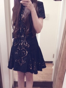 「aliceMcCALL（アリスマッコール）のアイテム」を使った、あにゃさん（レディース・156cm）の夏コーディネート