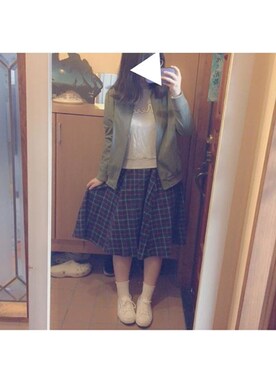 遼子さん（レディース・158cm）の秋コーディネート