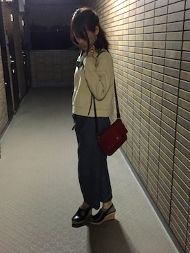 「Te chichi TERRASSE（テチチテラス）のアイテム（トップス）」を使った、シゲ翔さん（メンズ・166cm）の春コーディネート
