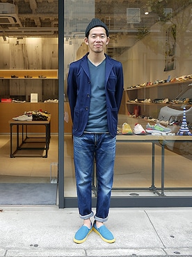 「PATRICK（パトリック）のアイテム（ジャケット/アウター）」を使った、matsu_no_motoさん（メンズ・176cm）の夏コーディネート