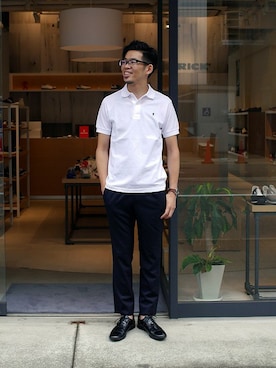 「PATRICK（パトリック）のアイテム（トップス）」を使った、labo_matsuさん（メンズ・176cm）の夏コーディネート