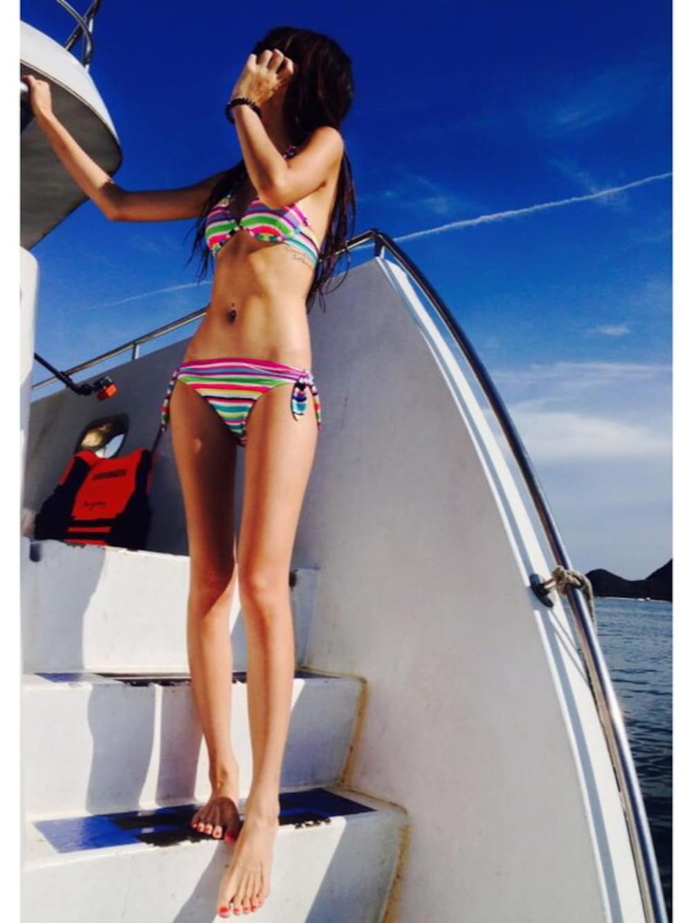 「boattrip、SEA、sunshine」｜「ROXYのアイテム（水着、その他）」を使った、jnfさん（レディース・170cm）の夏コーディネートの1枚目の写真