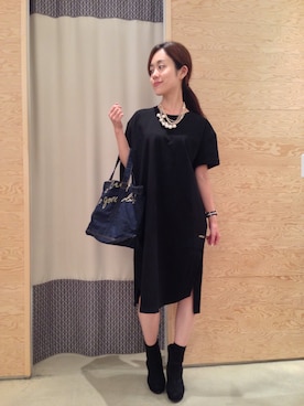 「Q（キュー）のアイテム（アクセサリー）」を使った、kubさん（レディース・152cm）の夏コーディネート